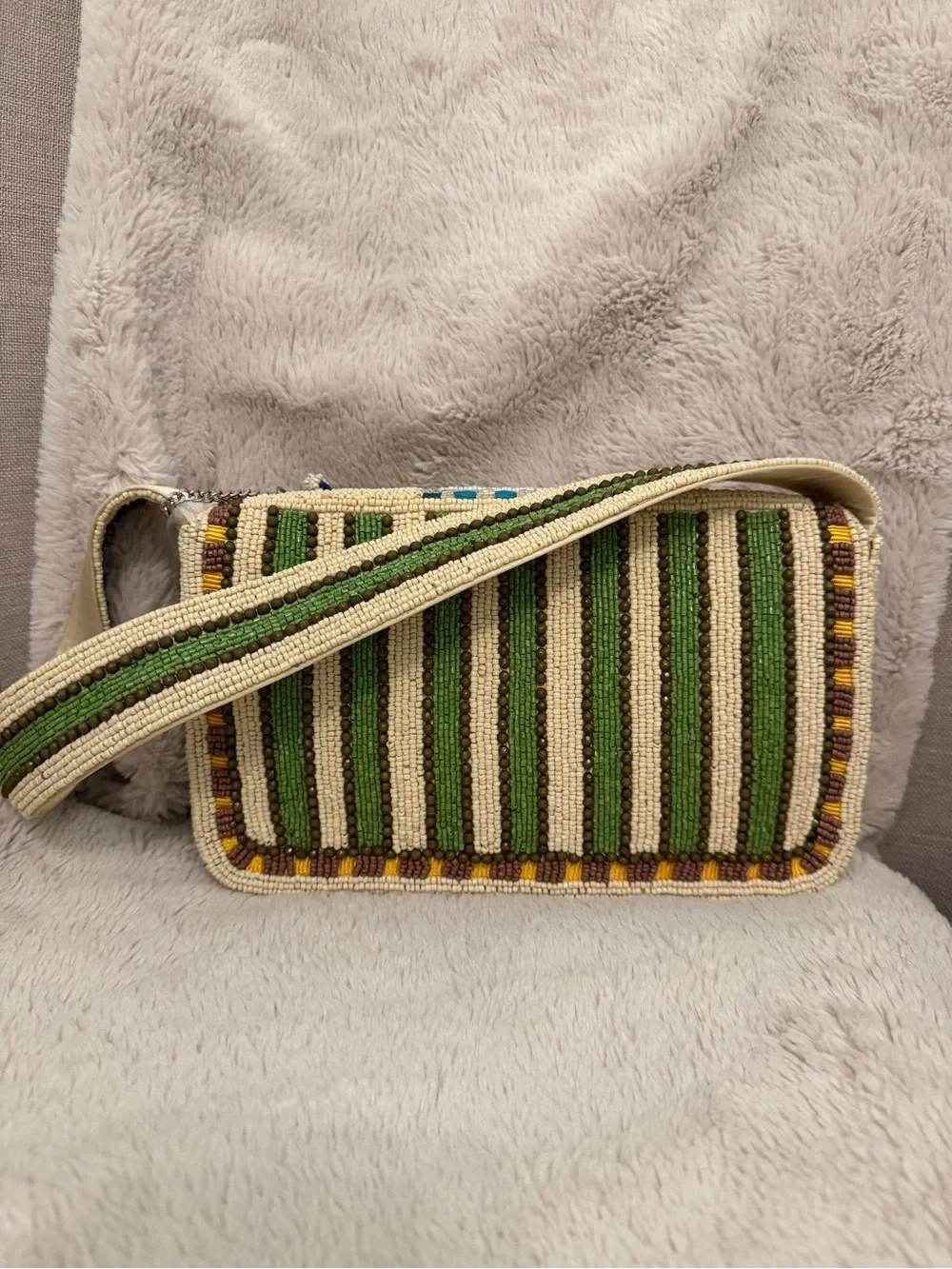 Viral TJ Maxx Beaded Bag - Tropical Cocktail Theme With Beaded Cocktail Charm